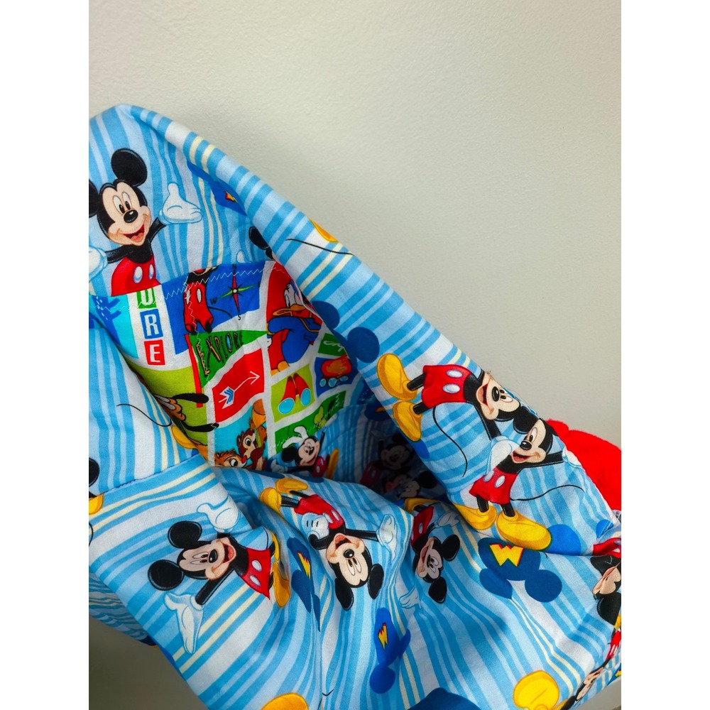 Handmade Mickey Mouse Crossbody Bag Perfect for Disney Cruise & Park Essentials - Picture 4 of 8